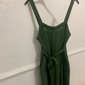 Green jumpsuit